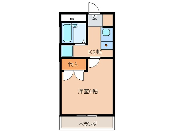 ガーデンハイツ港陽の物件間取画像